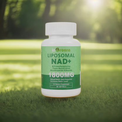 NAD+ Supplement(1800mg of  NAD+ Per Serving, 30 Day Supply) | Boost NAD+, Aging Defense，Cellular Energy and DNA Repair | 60 Softgels